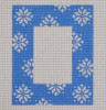 FR07 Blue Snowflake Frame 5x 4 18 Mesh Fits 2.75" x 2" photo Pepperberry Designs