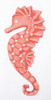 SS08 Seaside Seahorse (Coral) 2.5 x 4.125 18 Mesh Pepperberry Designs 