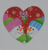 SN46 Mistletoe Couple 4 x 3.75 18 Mesh Pepperberry Designs 