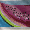 QS58  7m Watermelon  15 x 15.5 7 Mesh Quarter Stitch Designs