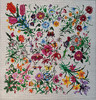 QS60 Floral Pillow 17 x 17  13 Mesh Quarter Stitch Designs  Vintage Florals