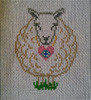 "I love you" ornament	6" x 6"	14 Mesh AF43 Anne Fisher Needlepoint, llc