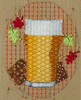 8135 - Intrepid IPA OKTOBERFEST 18 mesh 4 x 5” Leigh Designs Canvas Only Inquire If Stitch Guide Is Available
