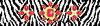 Bracelet BR 695 Jewel Zebra Ruby 8 x 2 18 mesh  Canvas Only Voila!