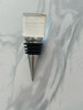 Wine Stopper/BOTTLE TOPPER With 1" Insert,  Holds 1 Inch Square Silver Finish Point2Pointe 