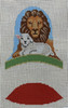 LL421BB Dimensional Bell Lion & Lamb 3.5" x 3.75", 3.5" x 1.5"  18 Mesh Labors Of Love