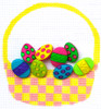 HB-288 Pink Easter Eggs 3 1⁄2 x 3 3⁄4 18 Mesh Hummingbird Designs