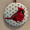 R3 Cardinal 4.25" round 13 Mesh Blue Ridge Stitchery