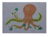 ME55 Floral Octopus 18 Mesh 6.75" x 4" Madeleine Elizabeth