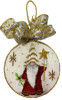 JG-141 Gnome Ornament VI 4” Diameter 18 Mesh Janice Gaynor