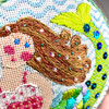 MH1938 Ethel Merman 4.25 Round 18 Mesh With  Stitch Guide Mile High Princess Designs