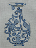 SF34 Ginger Jar Blue Jardinere Octopus 18M 6 x 3 Sara Fitz The Collection Designs