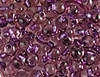 3.4mm DPF-48 Spkl Amethyst Lined Smoky Amethyst Multi Color  Miyuki Drop Bead Embellishing Plus