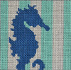 IS806 Seahorse Stencil Insert 3x3 18 mesh Two Sisters Designs