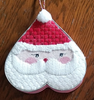 CANX4	Santa Heart	18 Mesh CANVAS COOKIE Cheryl Schaeffer And Annie Lee Designs