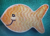 CANB2	Gold Fish	18 Mesh CANVAS COOKIE Cheryl Schaeffer And Annie Lee Designs