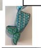 CANB9	Mermaid Tail 	18 Mesh CANVAS COOKIE Cheryl Schaeffer And Annie Lee Designs