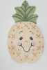 CANB14 Happy Pineapple	18 Mesh CANVAS COOKIE Cheryl Schaeffer And Annie Lee Designs