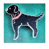 CANM2	Black Lab	18 Mesh CANVAS COOKIE Cheryl Schaeffer And Annie Lee Designs