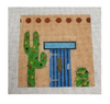 CANM25 Adobe House 18 Mesh CANVAS COOKIE Cheryl Schaeffer And Annie Lee Designs