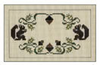 41 The Drawn Thread 18 Mesh Egg Shell Oak Motif 5 x 3