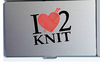 I Love 2 Knit Cross Stitch BEAD/NEEDLE Holder Accoutrement Designs