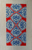 Medallion Eyeglass Case AF95: Red: 3.25" x 7" 14 Mesh Anne Fisher Needlepoint, llc