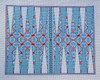 Red Medallion Backgammon Board 16 x 20.5 14 Mesh AF98 Anne Fisher Needlepoint, llc