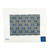 Pagoda Print Clutch Navy/Gold 6" x 9"14 Mesh AF111 Anne Fisher Needlepoint, llc