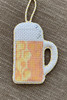 R7 Oktoberfest Beer 3" x 4.5" 18 Mesh Blue Ridge Stitchery