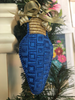 Light Bulb LB12 ROYAL Blue Canvas Only 5″ x 7″ , Pictured Finished 4.75x2 18 Mesh Point2Pointe