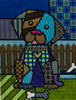 Children Colorful Dog 10.5” x 8” 18 Mesh Sew Much Fun