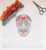 Hello Tess Designs HT69 Calavera Skull 6.5”W x 7.5”H 18 Mesh