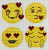 EMOJI Loving Emoji 5.5” x 5.5” 18 Mesh Sew Much Fun