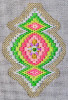BB2-5&6 Bejeweled Bargello Series 2  Charts 5 & 6 EyeCandy Needleart Shown Finished