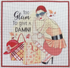 EJ-13 Too Glam to give a Damn 12" x 12" 18 Mesh Love You More