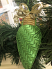 Light Bulb LB8 Christmas Green Canvas Only 5″ x 7″ , Pictured Finished 4.75x2 18 Mesh Point2Pointe