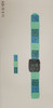 Watch Band WB14 Small 1pc 5.25 x 1, 2 pc 3.5 x 1 ROYAL/SEA/LIME GREEK KEY Point2Pointe