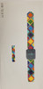 Watch Band WB70 Large 1 pc 6 x 1, 2 pc 4.5 x 1 COLORFUL DIAMONDS Point2Pointe