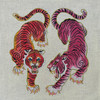 AN423 Animal  tigers of the orient 16x16  13 Mesh Colors of Praise