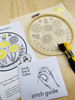  Bee Kind, Dandelion  Complete Embroidery Kit Hook, Line & Tinker