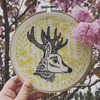 Oh Deer   Complete Embroidery Kit Hook, Line & Tinker