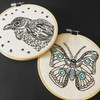 Moth in Cloth  Complete Embroidery Kit Hook, Line & Tinker