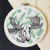 Moose on the Loose   Complete Embroidery Kit Hook, Line & Tinker