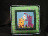 NC147 Stitching Cats 6.25" x 6.25" 13 Mesh Mesh With Stitch Guide DESIGNS BY NANCY COFFELT Quail Run Designs