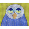 ZE762 Barred Owl 8.75 ” x  7.25″ 18 Mesh  Zecca