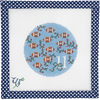 Twelve Days Of Southern Christmas WS-12SD-11 Eleven Footballs Flying Only 4” round 18 MESH WIPSTITCH Needleworks!