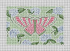 CM60 Hydrangea Butterfly 9.5 x 6.5 13 Mesh Camilla Moss