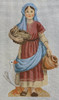 LL422M Nativity Peddler Girl  5.75" x 10"  18 Mesh Labors Of Love