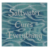 LL527F Saltwater Cures Everything 5.5" x 5.5" 18 Mesh Labors Of Love